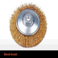 Crimped abrasive wire brush