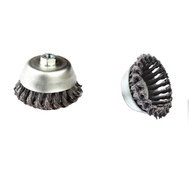 Knotted Twist Bowl Wire Brush Wire Wheel