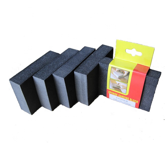 Medium Degree Sanding Block Elastic Sponge Abrasive Blocks