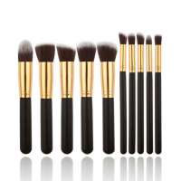 Wholesale High Quality 10pcs Makeup Brushes Professional Mini Cosmetic Cleaner Brush Set for Graceful Women